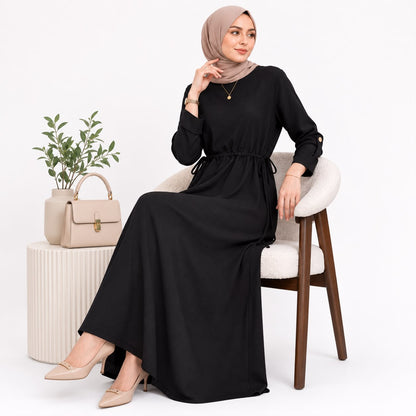 Serenity Drawstring Maxi Dress