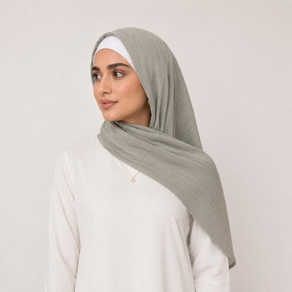 Kuwaiti Crinkled Hijab