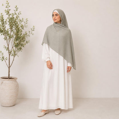 Kuwaiti Crinkled Hijab