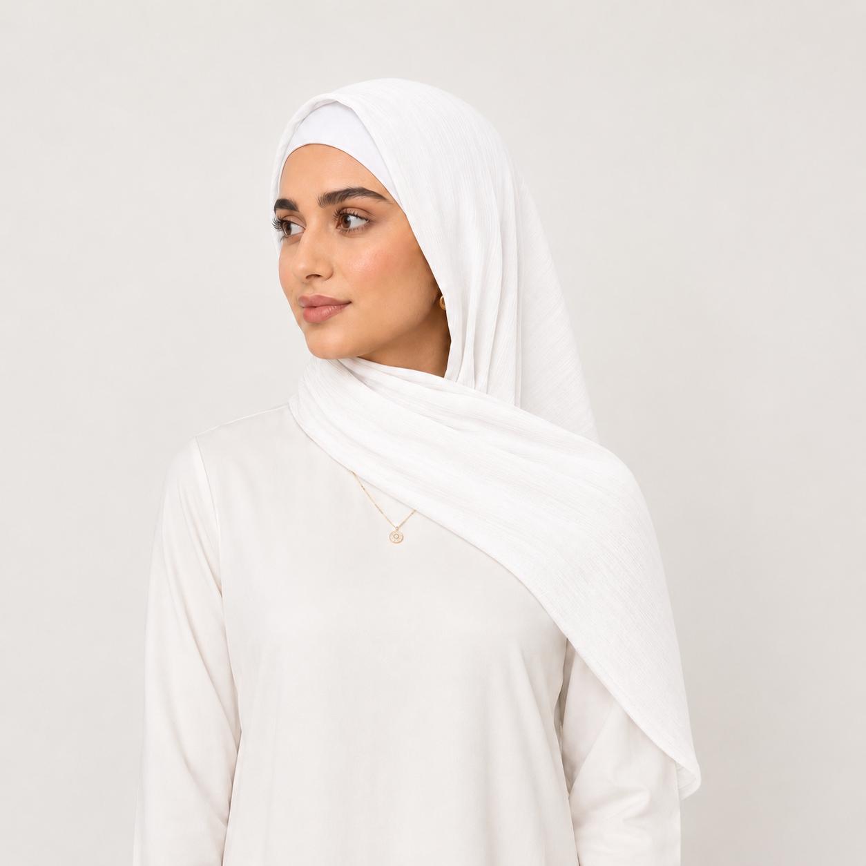 Kuwaiti Crinkled Hijab
