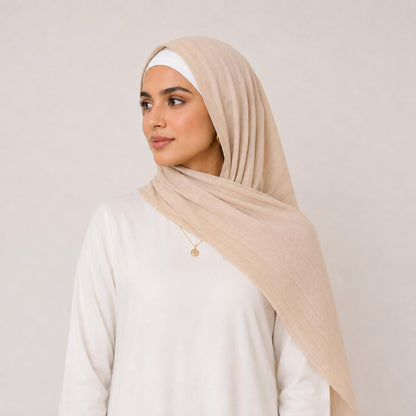Kuwaiti Crinkled Hijab