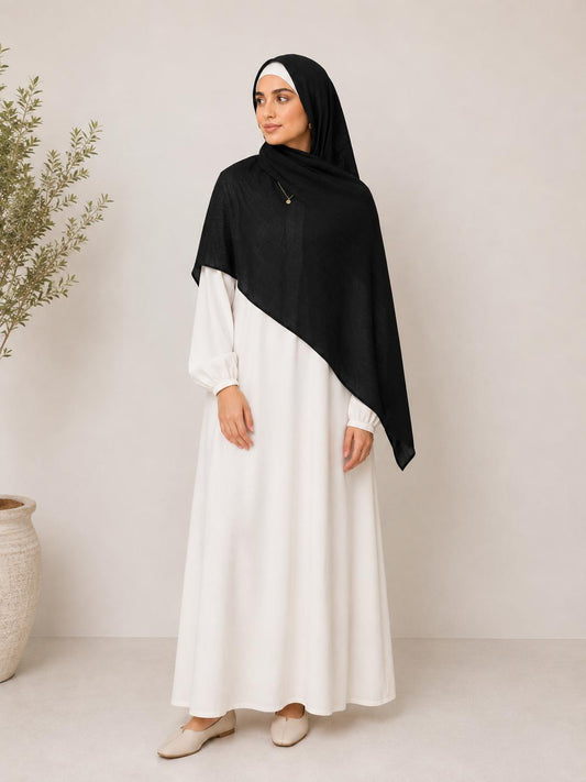 Kuwaiti Crinkled Hijab
