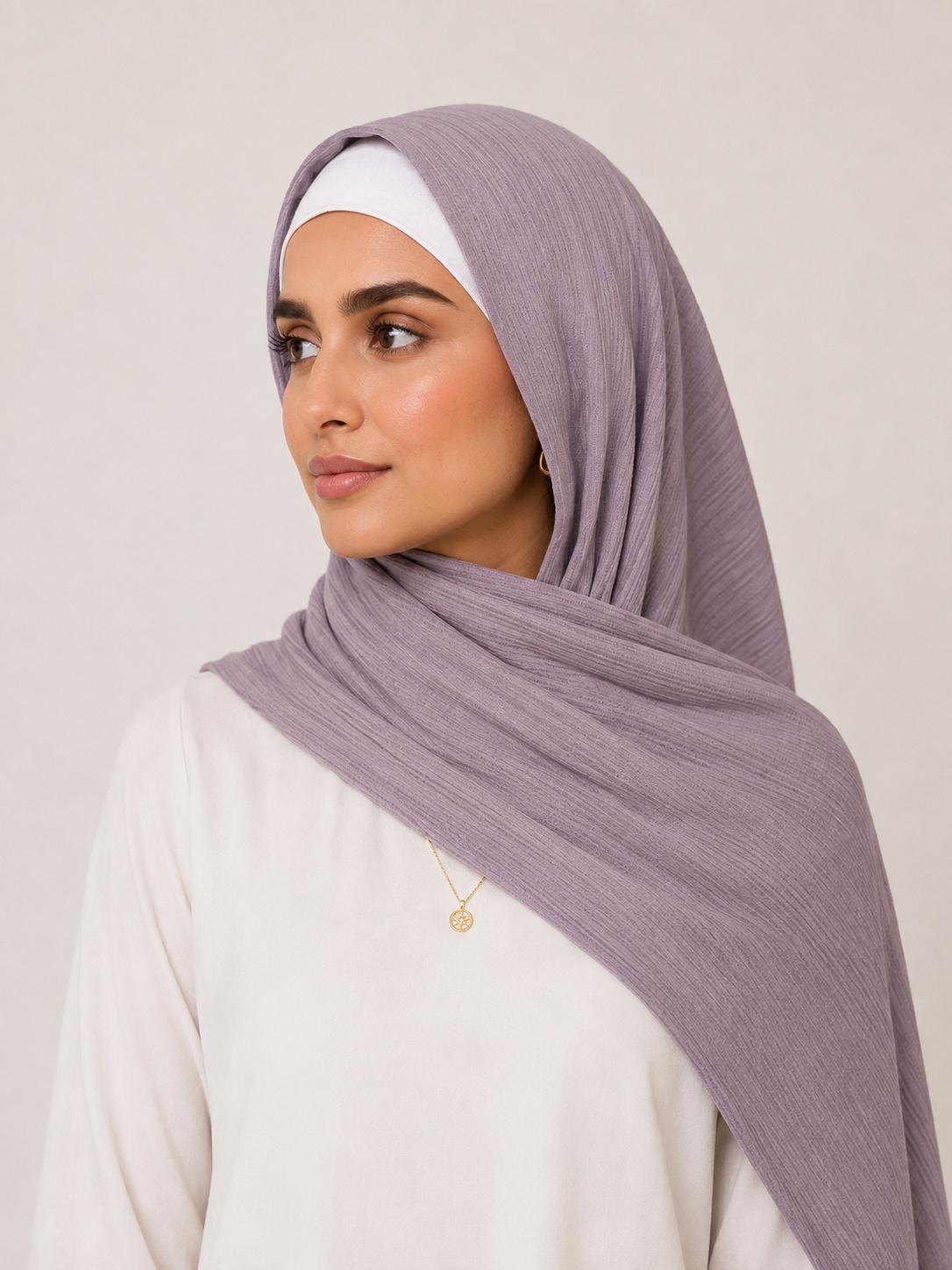 Kuwaiti Crinkled Hijab