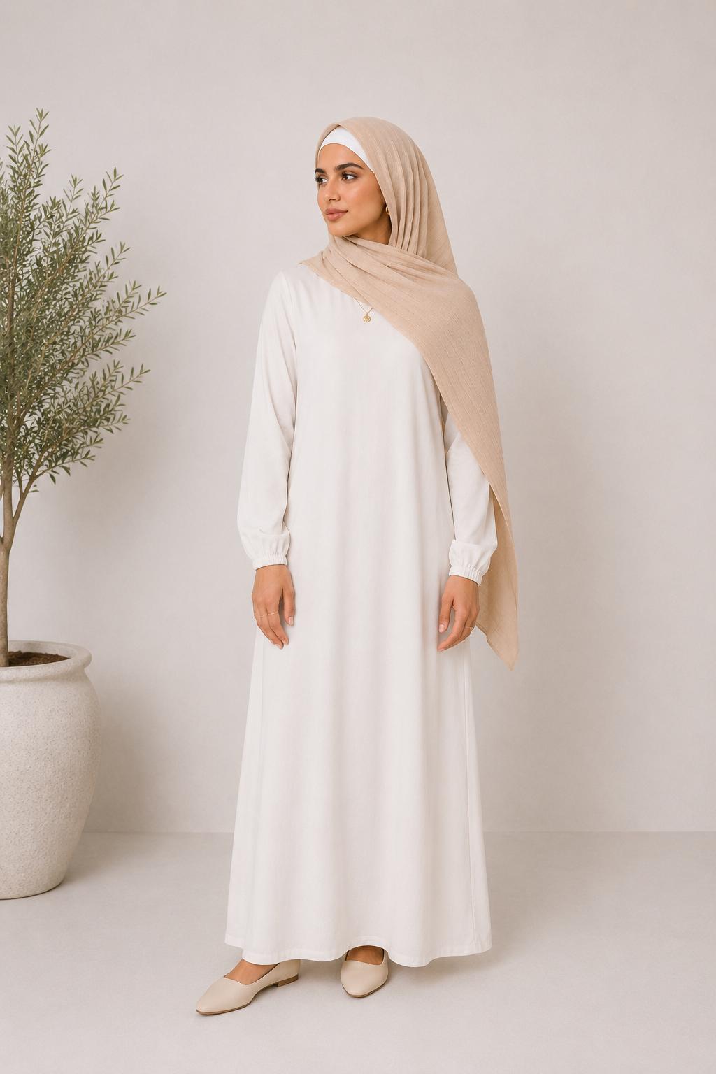 Kuwaiti Crinkled Hijab