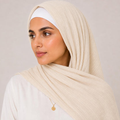 Kuwaiti Crinkled Hijab