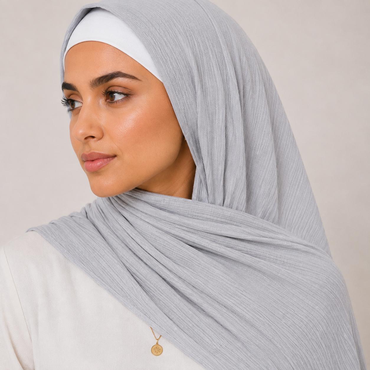 Kuwaiti Crinkled Hijab