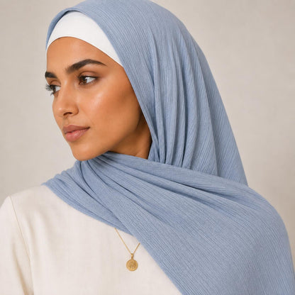 Kuwaiti Crinkled Hijab