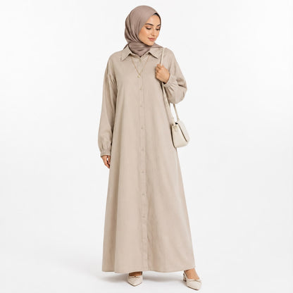 Button-down Maxi Dress