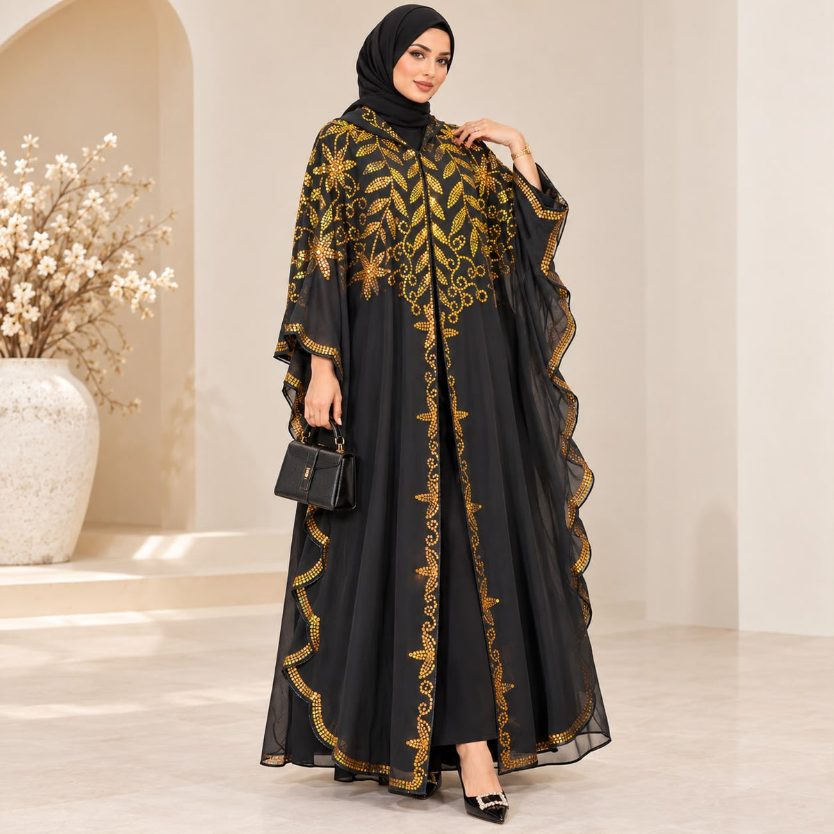 Chiffon Sequin Overlay Collection