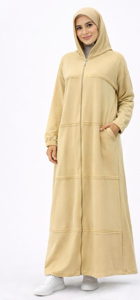 Dress melton with front zip