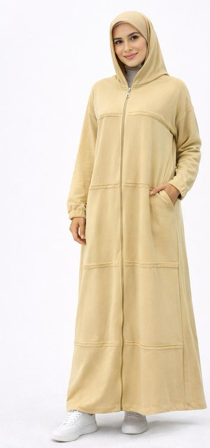 Dress melton with front zip