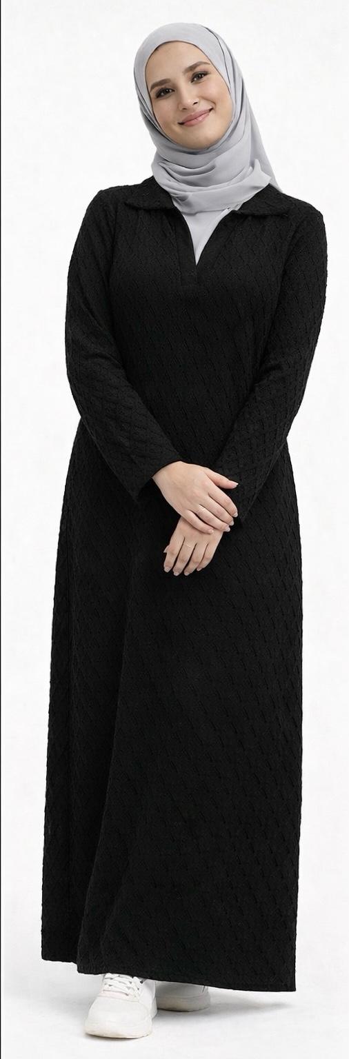 Textured Knit Maxi Dress