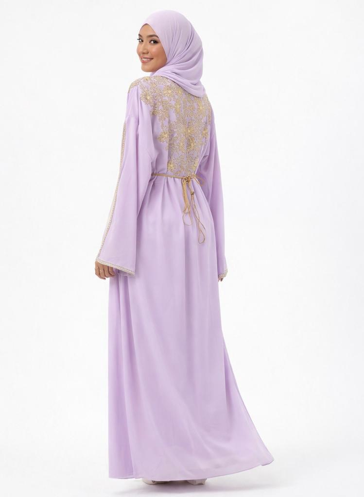Gilded Flow Abaya