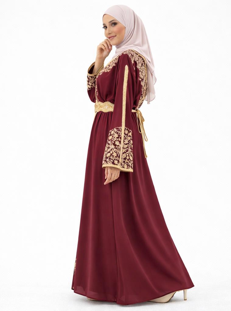 Gilded Flow Abaya