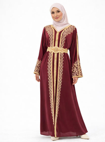 Gilded Flow Abaya