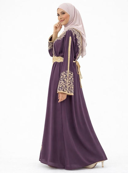 Gilded Flow Abaya