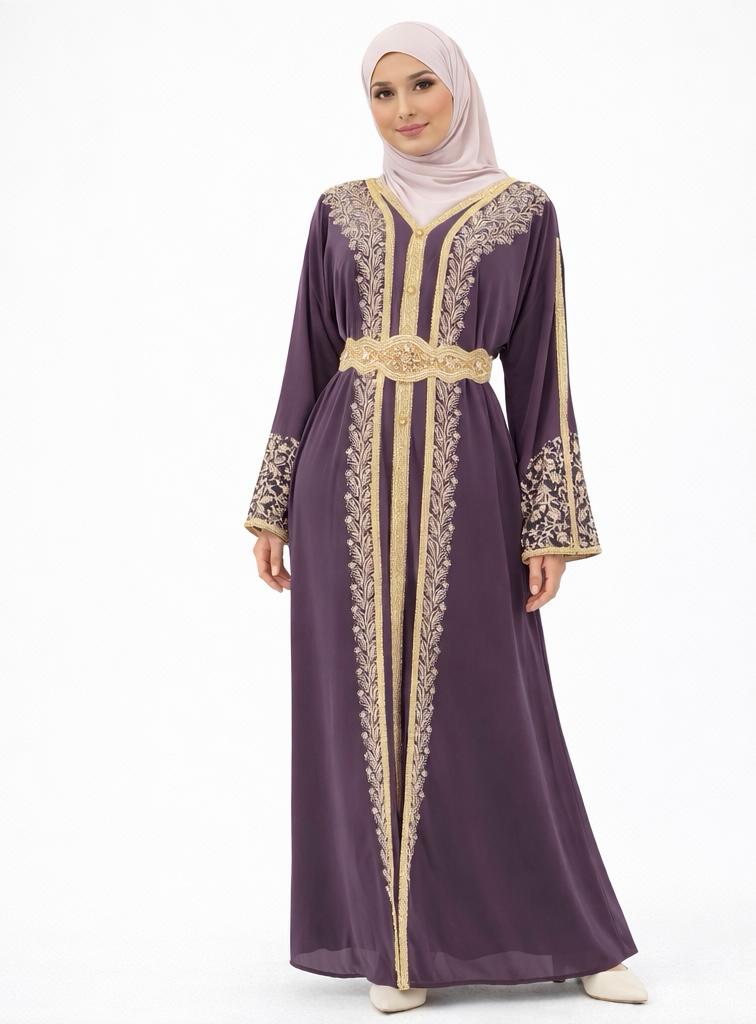 Gilded Flow Abaya