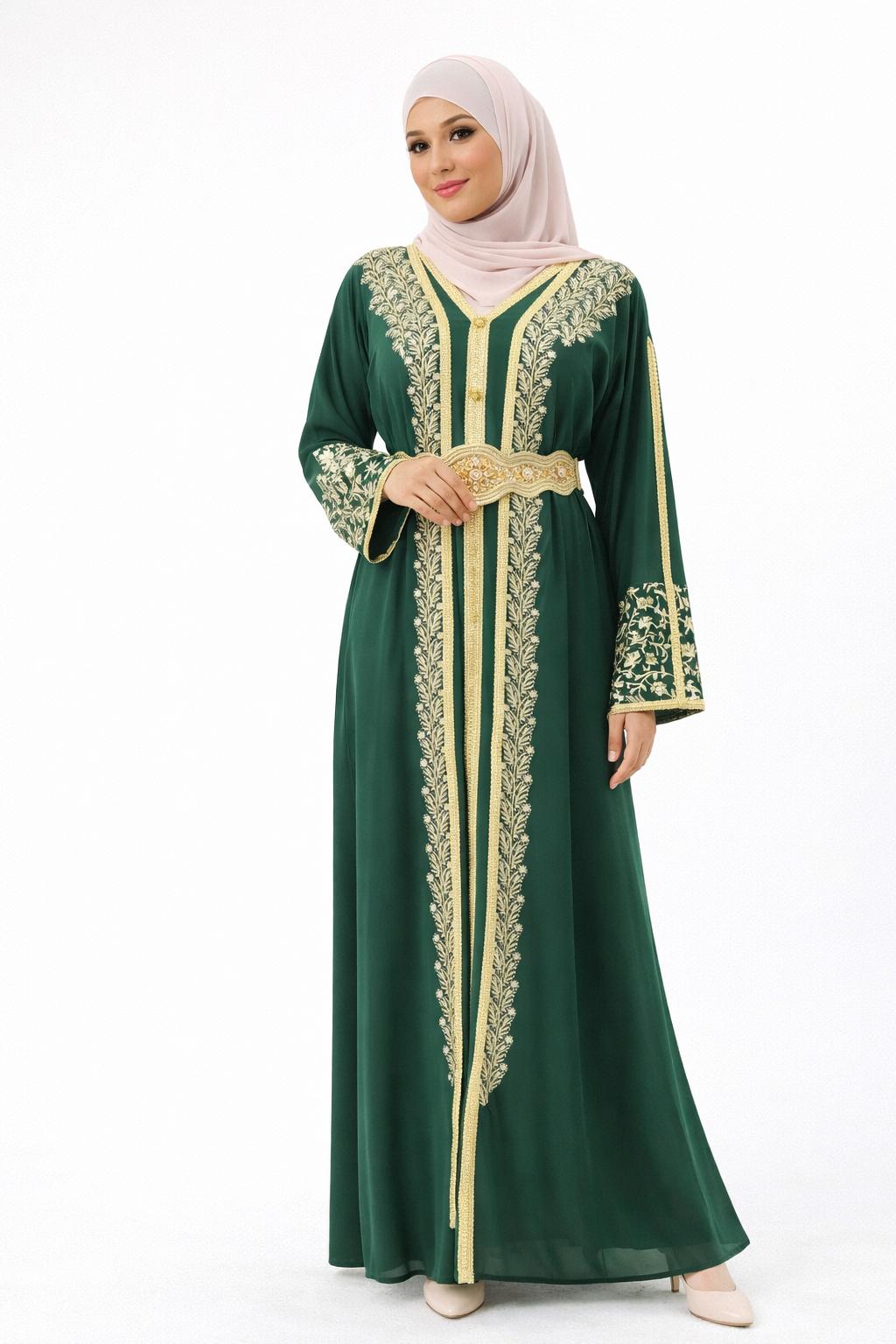 Gilded Flow Abaya