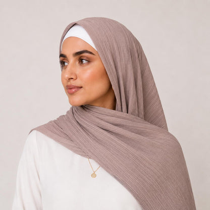 Kuwaiti Crinkled Hijab