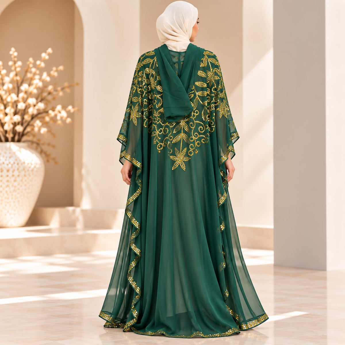 Chiffon Sequin Overlay Collection
