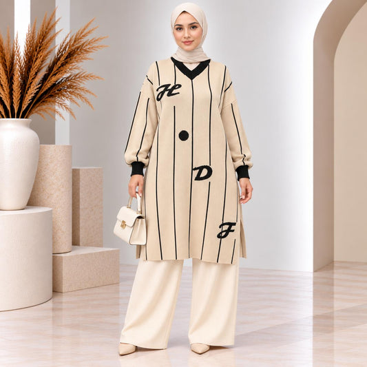 Pinstripe Knit Tunic Collection