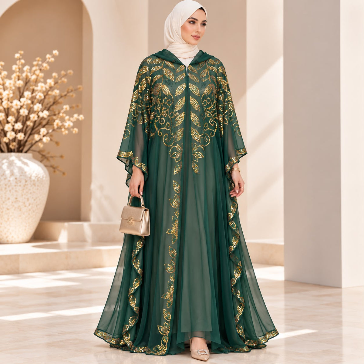 Chiffon Sequin Overlay Collection