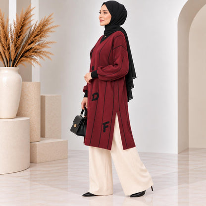 Pinstripe Knit Tunic Collection