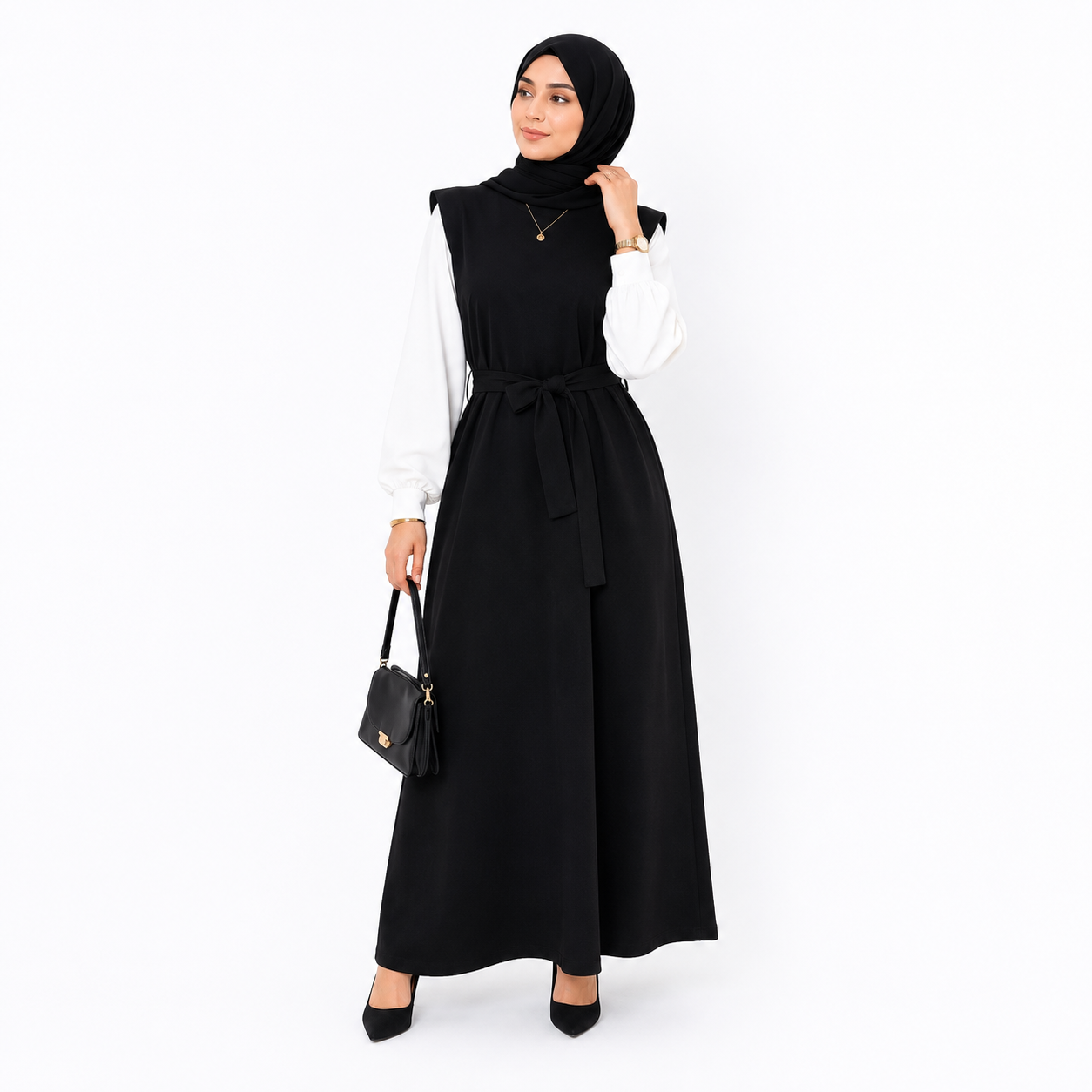 Half Sleeve Maxi Dress
