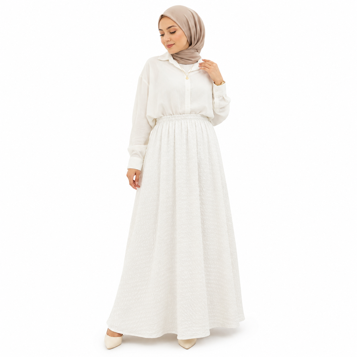 Grace Flow Maxi skirt
